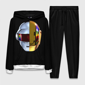 Женский костюм 3D (с толстовкой) с принтом Daft Punk в Ухте,  |  | daft punk | electronic | house | human | music | robot | дафт панк | музыка | синти поп | хаус | электроника