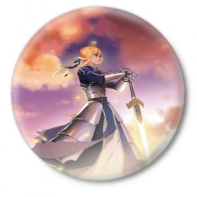 Значок с принтом Fate Grand Order в Ухте,  металл | круглая форма, металлическая застежка в виде булавки | anime | fate grand order | manga | saber | аниме | арчер | ассасин | великий приказ | лансер | лунный свет в потерянной комнате | манга | первая миссия | судьба великая кампания | сэйбер