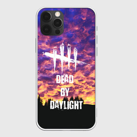 Чехол для iPhone 12 Pro с принтом DEAD BY DAYLIGHT в Ухте, силикон | область печати: задняя сторона чехла, без боковых панелей | dead by daylight | game | hillbilly | maniacs | trapper | wraith | деревенщина | игра | мертвые днем | охотник | призрак