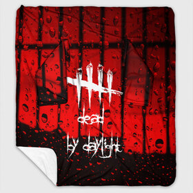 Плед с рукавами с принтом DEAD BY DAYLIGHT в Ухте, 100% полиэстер | Закругленные углы, все края обработаны. Ткань не мнется и не растягивается. Размер 170*145 | dead by daylight | game | hillbilly | maniacs | trapper | wraith | деревенщина | игра | мертвые днем | охотник | призрак