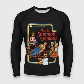 Мужской рашгард 3D с принтом Lets Summon Demons в Ухте,  |  | 80 е | 80s | 90 е | 90s | oldschool | retro | retrowave | stranger thing | vintage | винтаж | олдскул | ретро | ретровейв | странные дела