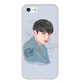 Чехол для iPhone 5/5S матовый Jeon Jungkook: в Ухте, Силикон | Область печати: задняя сторона чехла, без боковых панелей | bts | gucci | jeon jungkook | k pop | korean pop | music | бтс | гуси | гучи | гуччи | кей поп | коллаб | чон чонгук