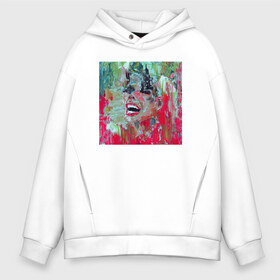 Мужское худи Oversize хлопок с принтом Cakeboy в Ухте, френч-терри — 70% хлопок, 30% полиэстер. Мягкий теплый начес внутри —100% хлопок | боковые карманы, эластичные манжеты и нижняя кромка, капюшон на магнитной кнопке | Тематика изображения на принте: cakeboy | gone.fludd | гонфлад | гоунфлад | кейк | мамбл | не волнует | русский рэп | фрешмен