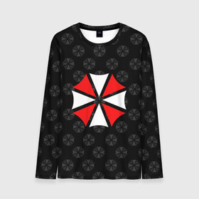 Мужской лонгслив 3D с принтом UMBRELLA CORP в Ухте, 100% полиэстер | длинные рукава, круглый вырез горловины, полуприлегающий силуэт | ada wong | biohazard | leon | nemesis | project resistance | raccoon city | re | re3 | resident evil | resident evil 3 | rpd | stars | umbrella | ада вонг | амбрелла | немезис | ужасы