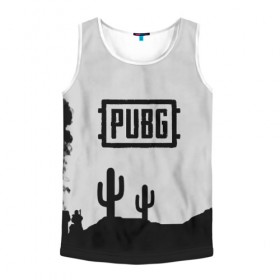 Мужская майка 3D с принтом PUBG в Ухте, 100% полиэстер | круглая горловина, приталенный силуэт, длина до линии бедра. Пройма и горловина окантованы тонкой бейкой | action | battlegrounds | chiken | game | online | playerunknown’s | pubg | игры | камуфляж | курица | наемники | огонь | пабг | пубг | сковорода | солдаты | шутер