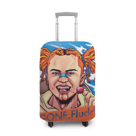 Чехол для чемодана 3D Gone.Fludd (art): в Ухте, 86% полиэфир, 14% спандекс | двустороннее нанесение принта, прорези для ручек и колес | fludd | gone | gone.fludd | mambl | rap | гон флад | кубик льда | мамбл | реп | сахарный человек