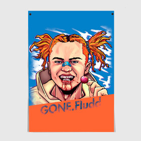 Постер Gone.Fludd (art): в Ухте, 100% бумага
 | бумага, плотность 150 мг. Матовая, но за счет высокого коэффициента гладкости имеет небольшой блеск и дает на свету блики, но в отличии от глянцевой бумаги не покрыта лаком | fludd | gone | gone.fludd | mambl | rap | гон флад | кубик льда | мамбл | реп | сахарный человек