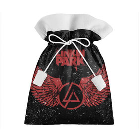 Подарочный 3D мешок с принтом Linkin Park в Ухте, 100% полиэстер | Размер: 29*39 см | американская | группа | линкин | майк шинода | метал | музыка | ню | парк | поп | рок | рэп | феникс фаррелл | честер беннингтон | электроник