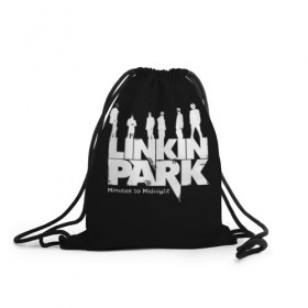 Рюкзак-мешок 3D с принтом Linkin Park в Ухте, 100% полиэстер | плотность ткани — 200 г/м2, размер — 35 х 45 см; лямки — толстые шнурки, застежка на шнуровке, без карманов и подкладки | Тематика изображения на принте: американская | группа | линкин | майк шинода | метал | музыка | ню | парк | поп | рок | рэп | феникс фаррелл | честер беннингтон | электроник