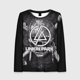 Женский лонгслив 3D с принтом Linkin Park в Ухте, 100% полиэстер | длинные рукава, круглый вырез горловины, полуприлегающий силуэт | американская | группа | линкин | майк шинода | метал | музыка | ню | парк | поп | рок | рэп | феникс фаррелл | честер беннингтон | электроник