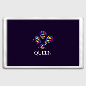 Магнит 45*70 с принтом Queen в Ухте, Пластик | Размер: 78*52 мм; Размер печати: 70*45 | Тематика изображения на принте: queen | брайан мэи | британская | группа | джон дикон | королева | роджер тейлор | рок | фредди меркьюри