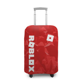 Чехол для чемодана 3D с принтом ROBLOX в Ухте, 86% полиэфир, 14% спандекс | двустороннее нанесение принта, прорези для ручек и колес | game | gamer | logo | minecraft | roblox | simulator | игра | конструктор | лого | симулятор | строительство | фигура