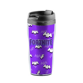 Термокружка-непроливайка с принтом Fortnite & Marshmello в Ухте, внутренняя часть — пищевой пластик, наружная часть — прозрачный пластик, между ними — полиграфическая вставка с рисунком | объем — 350 мл, герметичная крышка | fortnite | fortnite 2 | fortnite x | marshmello | ninja | ninja hyper streamer | ninja streamer | pattern | streamer | tyler blevins | игра | маршмелло | ниндзя | паттерн | фортнайт | фортнайт 2 | фортнайт глава 2