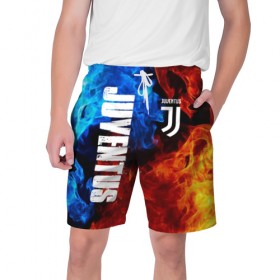 Мужские шорты 3D с принтом Juventus в Ухте,  полиэстер 100% | прямой крой, два кармана без застежек по бокам. Мягкая трикотажная резинка на поясе, внутри которой широкие завязки. Длина чуть выше колен | juventus | европа | игровая форма | игрок | италия | матч | спорт | спорт клуб | турин | футбол | футбольная форма | футбольный клуб | ювентус