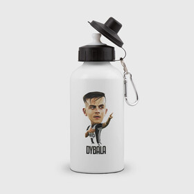 Бутылка спортивная с принтом Dybala в Ухте, металл | емкость — 500 мл, в комплекте две пластиковые крышки и карабин для крепления | champion | cr7 | cristiano | game | goal | italy | juventus | madrid | real | ronaldo | spain | team | буффон | гол | дибала | золотой мяч | игрок | испания | италия | криштиану | мадрид | португалия | реал | роналду | спорт | тренер | футбол | 