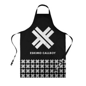Фартук 3D с принтом Eskimo Callboy в Ухте, 100% полиэстер | общий размер — 65 х 85 см, ширина нагрудника — 26 см, горловина — 53 см, длина завязок — 54 см, общий обхват в поясе — 173 см. Принт на завязках и на горловине наносится с двух сторон, на основной части фартука — только с внешней стороны | bury me in vegas | crystals | danskimo | eskimo callboy | sushi | the scene | we are the mess | группы | метал | музыка | рок | эскимо колбой