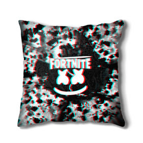 Подушка 3D с принтом Fortnite Marshmello (Glitch). в Ухте, наволочка – 100% полиэстер, наполнитель – холлофайбер (легкий наполнитель, не вызывает аллергию). | состоит из подушки и наволочки. Наволочка на молнии, легко снимается для стирки | black white | fortnite | fortnite 2 | fortnite x | marshmello | ninja | ninja hyper streamer | ninja streamer | streamer | tyler blevins | дизайн | игра | маршмелло | ниндзя | разрушение | стиль | улыбка | фортнайт | фортнайт 2 