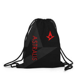 Рюкзак-мешок 3D с принтом ASTRALIS в Ухте, 100% полиэстер | плотность ткани — 200 г/м2, размер — 35 х 45 см; лямки — толстые шнурки, застежка на шнуровке, без карманов и подкладки | action | astralis | awp | counter strike | cs go | cs go global offensive | cybersport | faze clan | game | gamer | hyper beast | shooter | skin | team liquid | киберспорт | оружие | скины