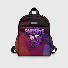 Детский рюкзак 3D с принтом FORTNITE & MARSHMELLO. в Ухте, 100% полиэстер | лямки с регулируемой длиной, сверху петелька, чтобы рюкзак можно было повесить на вешалку. Основное отделение закрывается на молнию, как и внешний карман. Внутри дополнительный карман. По бокам два дополнительных кармашка | fortnite | fortnite 2 | fortnite x | geometry | marshmello | ninja | ninja hyper streamer | ninja streamer | streamer | texture | tyl | абстракция | геометрия | дизайн | игра | маршмелло | ниндзя | силуэт | стиль | текстура | ул
