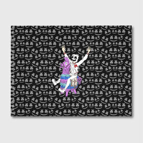 Альбом для рисования Fortnite - Marshmello: в Ухте, 100% бумага
 | матовая бумага, плотность 200 мг. | christopher comstock | dj | fortnite | game | gamer | marshmello | music | диджей | игры | клубная музыка | клубняк | крис комсток | лого | логотип | маршмэллоу | музыка | фортнайт