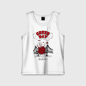 Детская майка хлопок с принтом Green Day в Ухте,  |  | green day | greenday | punk | rock | грин дэй | группы | музыка | панк | рок