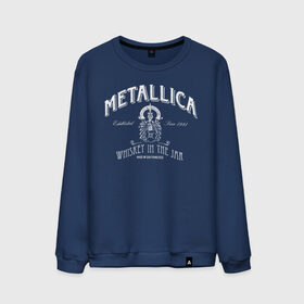 Мужской свитшот хлопок с принтом Metallica в Ухте, 100% хлопок |  | heavy metal | metal | metallica | группы | метал | металлика | музыка | рок | трэш метал | хєви метал