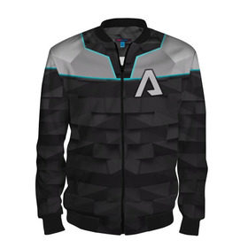 Мужской бомбер 3D с принтом Titanfall в Ухте, 100% полиэстер | застегивается на молнию, по бокам два кармана без застежек, по низу бомбера и на воротнике - эластичная резинка | боевой | меха | научно | оружие | робот | сеть | симулятор | снаряжение | спектры | титан | фантастика | шутер