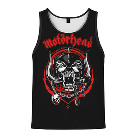 Мужская майка 3D Motorhead: в Ухте, 100% полиэстер | круглая горловина, приталенный силуэт, длина до линии бедра. Пройма и горловина окантованы тонкой бейкой | motorhead | группы | лемми килмистер | метал | музыка | рок | хард рок | хеви метал