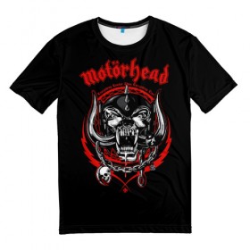 Мужская футболка 3D Motorhead: в Ухте, 100% полиэфир | прямой крой, круглый вырез горловины, длина до линии бедер | motorhead | группы | лемми килмистер | метал | музыка | рок | хард рок | хеви метал