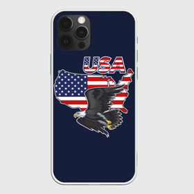 Чехол для iPhone 12 Pro Max с принтом USA в Ухте, Силикон |  | america | bald | bir | eagle | flag | stars and stripes | usa | америка | белоголовый | графика | жизни | звездно полосатый | иллюстрация | искусство | карта | контур | летит | мода | орёл | птица | рисунок | силуэт | символ