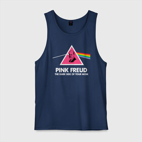 Мужская майка хлопок с принтом Pink Freud в Ухте, 100% хлопок |  | Тематика изображения на принте: pink freud | sigmund freud | зигмунд фрейд | фрейд