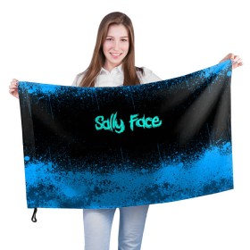 Флаг 3D с принтом Sally Face (19) в Ухте, 100% полиэстер | плотность ткани — 95 г/м2, размер — 67 х 109 см. Принт наносится с одной стороны | face | fisher | larry johnson | mask | sally | sally face | sally fisher | демоны | духи | маска | призраки | салли | салли фейс | салли фишер | фейс