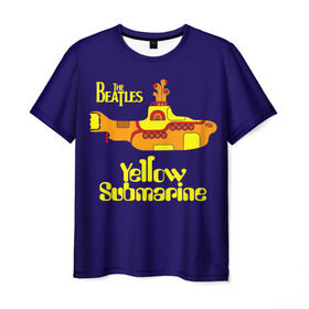 Мужская футболка 3D с принтом The Beatles. Yellow Submarine в Ухте, 100% полиэфир | прямой крой, круглый вырез горловины, длина до линии бедер | beatles | the beatles | yellow submarine | битлз | битлс | битлы | группы | джон леннон | джордж харрисон | легенды | музыка | пол маккартни | ринго старр | рок