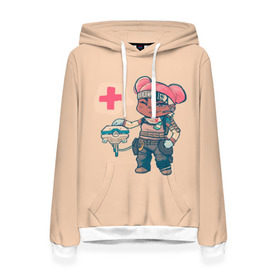 Женская толстовка 3D Apex legends - Lifeline: в Ухте, 100% полиэстер  | двухслойный капюшон со шнурком для регулировки, мягкие манжеты на рукавах и по низу толстовки, спереди карман-кенгуру с мягким внутренним слоем. | apex | apex legends | battle royale | br | games | new | titanfall | ttf | апекс | апех | бангалор | батл рояль | бладхаунд | игры | каустик | лайфлайн | мираж | рэйф | тайтанфол | титанфол