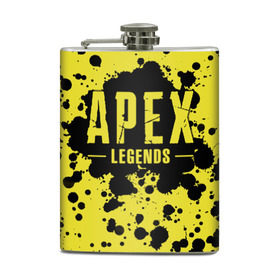Фляга с принтом Apex Legends в Ухте, металлический корпус | емкость 0,22 л, размер 125 х 94 мм. Виниловая наклейка запечатывается полностью | battle | royale | апекс | битва | боевой | королевская | легендс | лутбокс | оружие | робот | спектры | титан | шутер