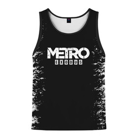 Мужская майка 3D с принтом METRO EXODUS в Ухте, 100% полиэстер | круглая горловина, приталенный силуэт, длина до линии бедра. Пройма и горловина окантованы тонкой бейкой | Тематика изображения на принте: exodus | horror | metro 2033 | metro exodus | survival | игры | исход | метро | метро 2035