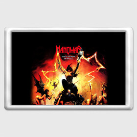 Магнит 45*70 с принтом Manowar в Ухте, Пластик | Размер: 78*52 мм; Размер печати: 70*45 | Тематика изображения на принте: heavy metal | manowar | power metal | группы | метал | музыка | пауэр метал | рок | хеви метал