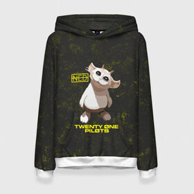 Женская толстовка 3D TOP. Chlorine. NED: в Ухте, 100% полиэстер  | двухслойный капюшон со шнурком для регулировки, мягкие манжеты на рукавах и по низу толстовки, спереди карман-кенгуру с мягким внутренним слоем. | chlorine | dun | joseph | josh | joshua | ned | one | pilots | top | trench | twenty | tyler | usa | william | дан | джозеф | джош | джошуа | пилоты | сша | тайлер | уильям