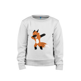 Детский свитшот хлопок Лиса делает ДЭБ: в Ухте, 100% хлопок | круглый вырез горловины, эластичные манжеты, пояс и воротник | деб | дэб | лиса | лисенок