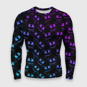 Мужской рашгард 3D с принтом MARSHMELLO в Ухте,  |  | dj | marshmello | usa | америка | клубная музыка | маршмелло | музыка | музыкант