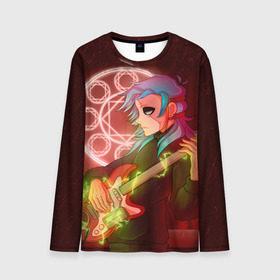 Мужской лонгслив 3D с принтом Sally Face (21) в Ухте, 100% полиэстер | длинные рукава, круглый вырез горловины, полуприлегающий силуэт | face | fisher | larry johnson | mask | sally | sally face | sally fisher | демоны | духи | маска | призраки | салли | салли фейс | салли фишер | фейс