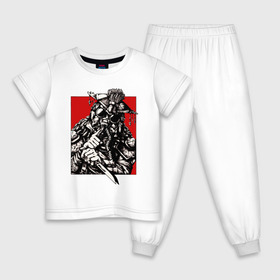 Детская пижама хлопок с принтом Apex Legends - Bloodhound в Ухте, 100% хлопок |  брюки и футболка прямого кроя, без карманов, на брюках мягкая резинка на поясе и по низу штанин
 | apex | apex legends | battle royale | br | games | new | titanfall | ttf | апекс легенд | бангалор | батл рояль | бладхаунд | игры | каустик | лайфлайн | мираж | рэйф | тайтанфол | титанфол