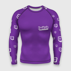 Мужской рашгард 3D с принтом Twitch в Ухте,  |  | видеоигры | видеостриминг | киберспорт | стрим | трансляции | турниры