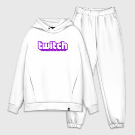 Мужской костюм хлопок OVERSIZE Twitch Logo: в Ухте,  |  | game | gamer | logo | twitch | twitties | игры | логотип | стрим | твитч