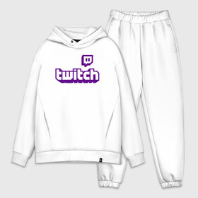 Мужской костюм хлопок OVERSIZE Twitch: в Ухте,  |  | game | gamer | logo | twitch | twitties | игры | логотип | стрим | твитч