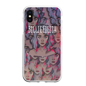 Чехол для iPhone XS Max матовый с принтом Billie Eilish в Ухте, Силикон | Область печати: задняя сторона чехла, без боковых панелей | Тематика изображения на принте: billie eilish | lovely | music | ocean eyes | pop | билли айлиш | девушка | музыка | океан | поп | эйлиш | элиш