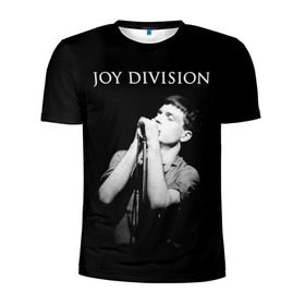 Мужская футболка 3D спортивная с принтом Joy Division в Ухте, 100% полиэстер с улучшенными характеристиками | приталенный силуэт, круглая горловина, широкие плечи, сужается к линии бедра | ian curtis | joy division | joy division unknown pleasures | love will tear us apart | группы | иэн кёртис | пост панк | рок