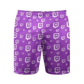 Мужские шорты 3D спортивные с принтом Twitch в Ухте,  |  | game | gamer | logo | pattern | twitch | twitties | игры | логотип | паттерн | стрим | твитч | текстура