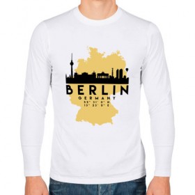 Мужской лонгслив хлопок с принтом Берлин - Германия в Ухте, 100% хлопок |  | adventure | berlin | city | germany | travel | world | берлин | германия | город | государство | европа | жизнь | карта | культура | люди | мир | народ | немец | партиот | планета | приключение | путешествие | спорт | ссср