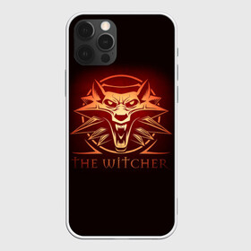 Чехол для iPhone 12 Pro The Witcher: в Ухте, силикон | область печати: задняя сторона чехла, без боковых панелей | wild hunt | арбалет | ведьмак 3 | геральт | дикая | магия | охота | сказка | сфера | фэнтези | цири